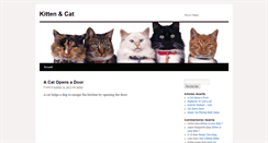 Desktop Screenshot of kitten.cat