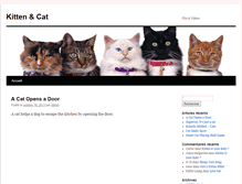 Tablet Screenshot of kitten.cat